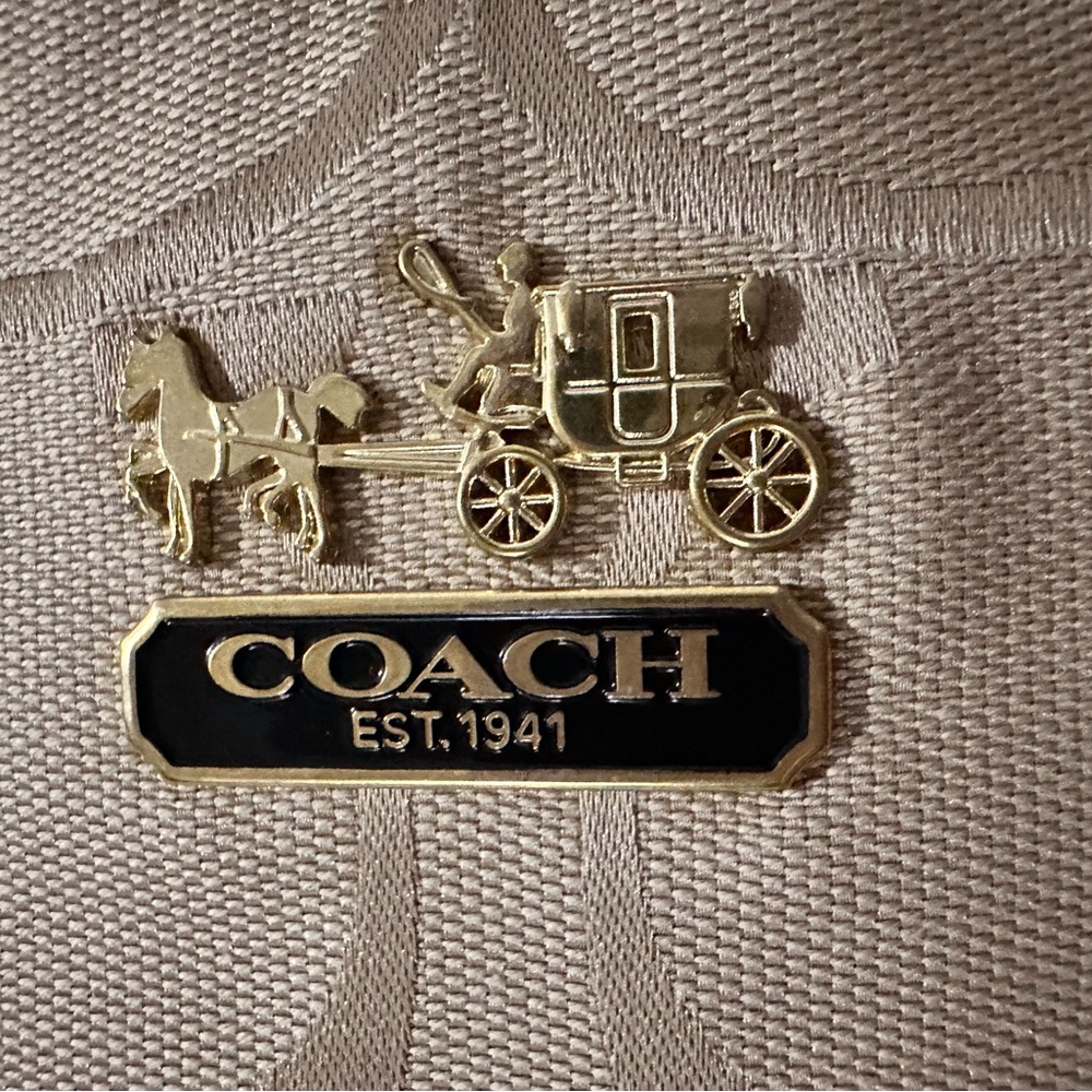 Coach Beige Signature Collection Women's Bag (w/free shipping) - Picture 10 of 11